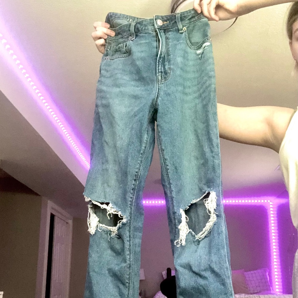 American eagle high waisted jeans